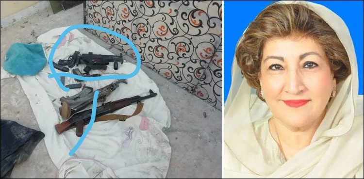 Police confirm 'arms recovered from dacoits stolen from senator's residence'