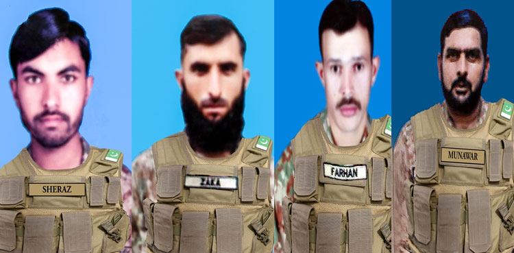 4 soldiers martyred, 2 terrorists killed in Tank, Mir Ali IBOs: ISPR