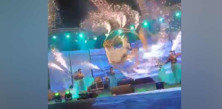 VIRAL: Bride, bridegroom fall after rope of swing snaps