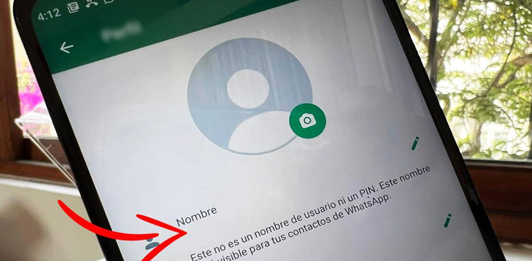 WhatsApp trick to place your name with invisible text