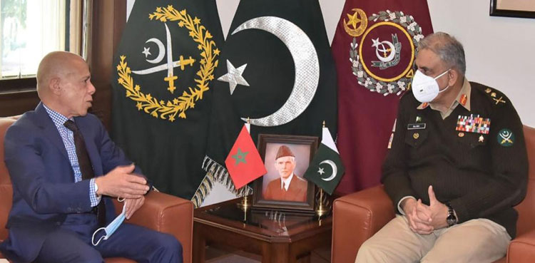 Morocco envoy calls on COAS Bajwa