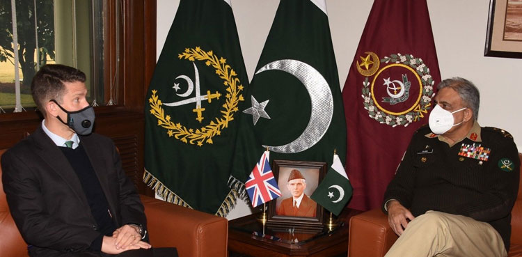 UK envoy calls on COAS Bajwa