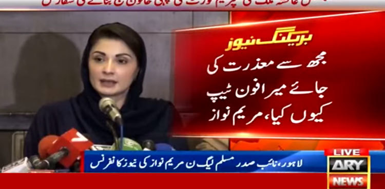 Maryam Nawaz admits her new audio clip authentic