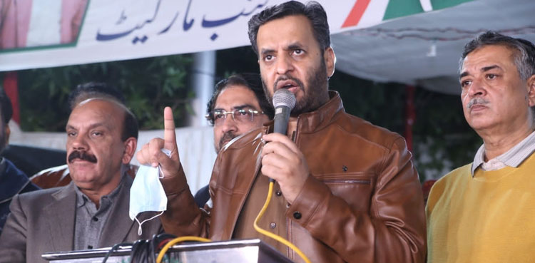 Sindh LG law: PSP chief Mustafa Kamal converts protest rally into sit-in