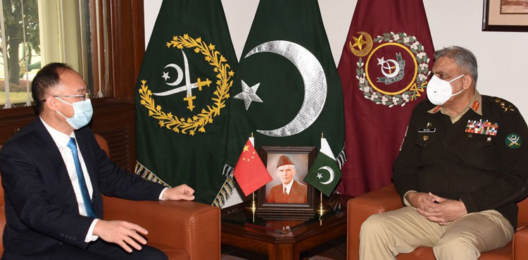 Chinese envoy thanks COAS Bajwa for providing secure environment to CPEC projects