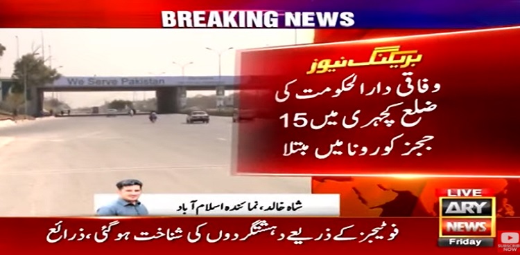 15 judges, 58 staff members test positive for COVID-19 in Islamabad