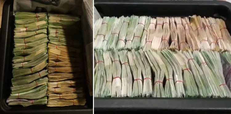 Duo 'laundering' foreign currency worth Rs120 mln nabbed at Karachi airport