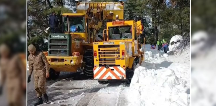 Main roads of Murree cleared for all types of traffic: ISPR