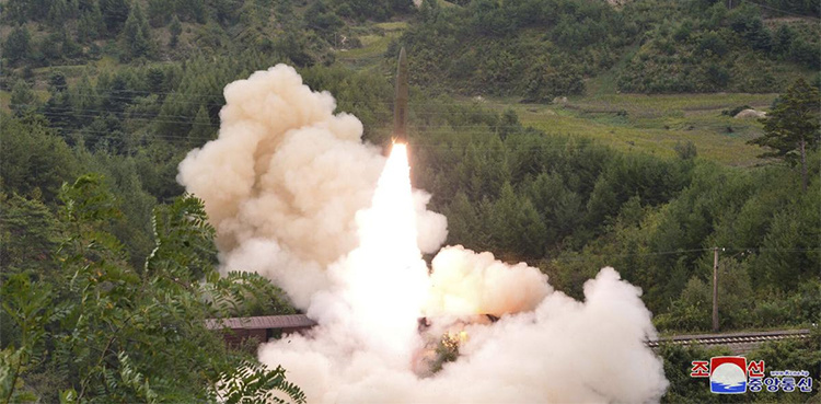 North Korea tests railway-borne missile in latest launch