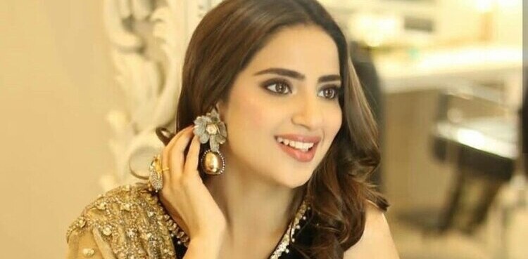 Saboor Aly looks stunning at her pre-wedding event