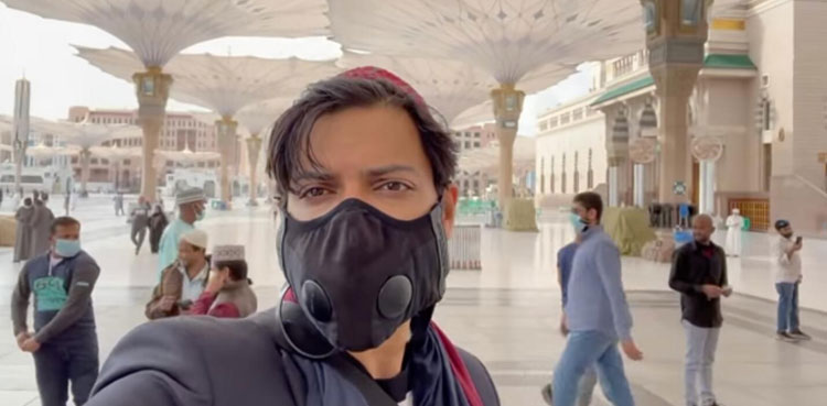 WATCH: Bollywood actor Ali Fazal performs Umrah