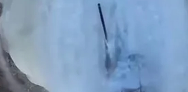 VIRAL: Avalanche puts man in life or death situation