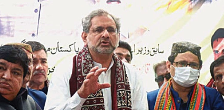 Shahid Khaqan Abbasi criticises PPP's 'poor' performance in Sindh