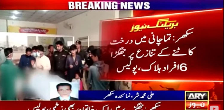 Sukkur: Six killed over tree cutting dispute