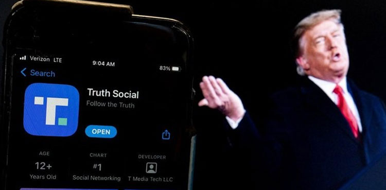 Truth Social app tops downloads on Apple App Store; many waitlisted