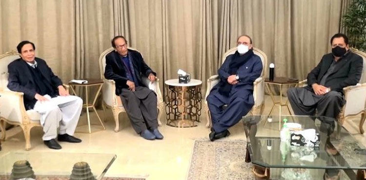 Chaudhry Shujaat, Zardari meet today to discuss political situation