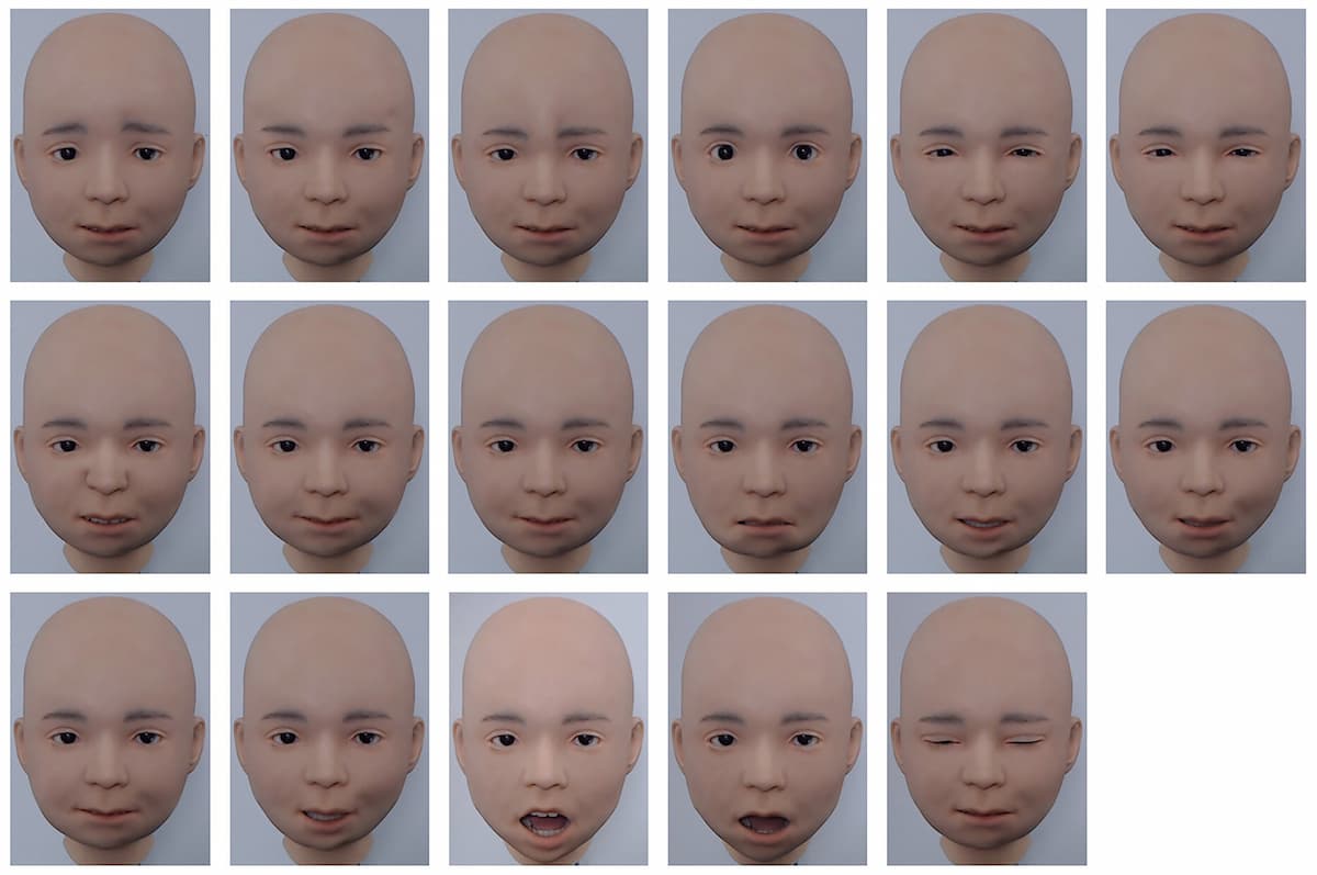 WATCH: Human-like robot child can make six facial expressions