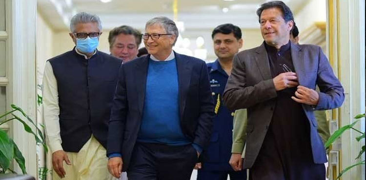 Bill Gates thanks PM Imran for productive discussion on polio eradication
