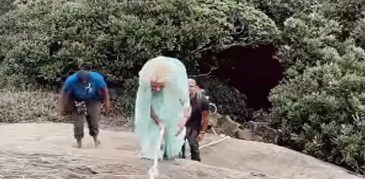 Viral: 62-year-old woman climbs mountain, surprises everyone