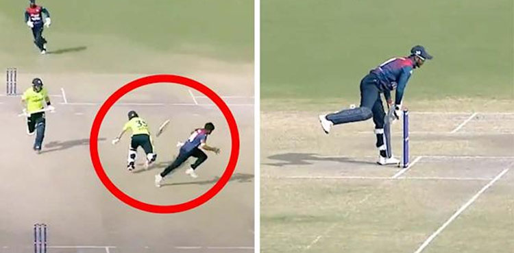 VIDEO: Nepal wicketkeeper refuses to run batsman out after accidental fall