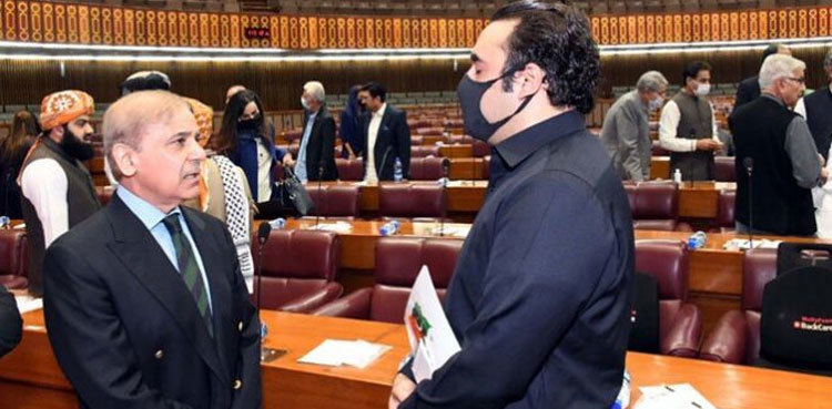 Shehbaz Sharif telephones Bilawal Bhutto Zardari