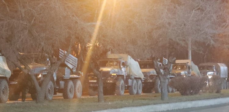 Russian forces invade Ukraine, explosions heard in Mariupol