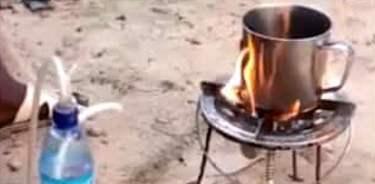 VIRAL: Man develops a stove that works on water