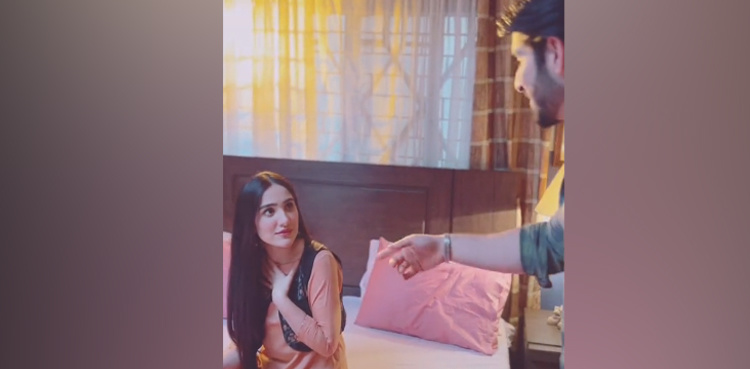 Muneeb Butt and Aiza Awan's video goes viral