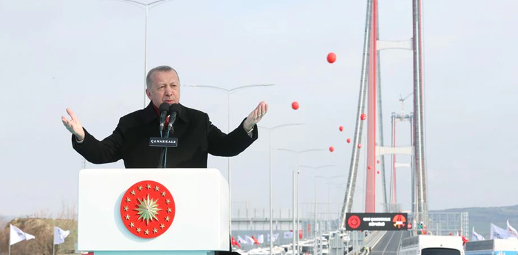 Canakkale: Turkey's Erdogan opens huge bridge linking Europe and Asia