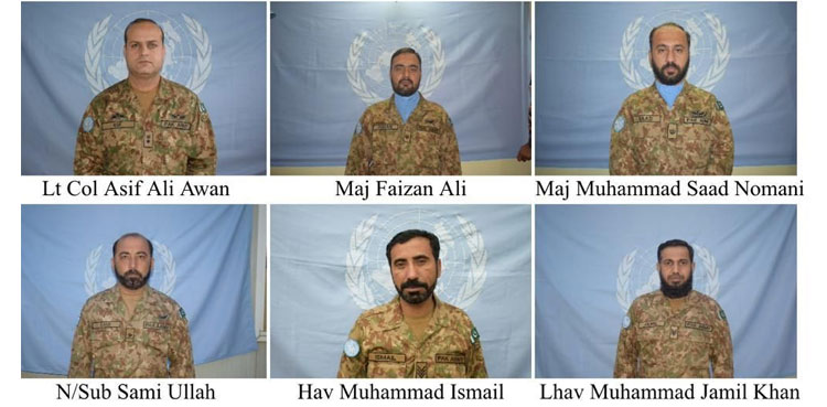 Six Pakistani soldiers martyred as helicopter crashes in Congo