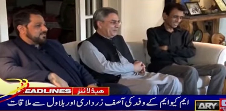 MQM-P delegation meets Asif Ali Zardari