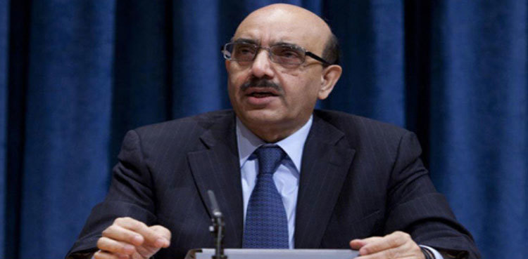 New Pakistan envoy Masood Khan reaches US to assume office