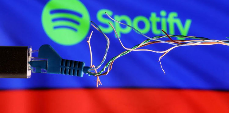 Spotify says it will suspend service in Russia