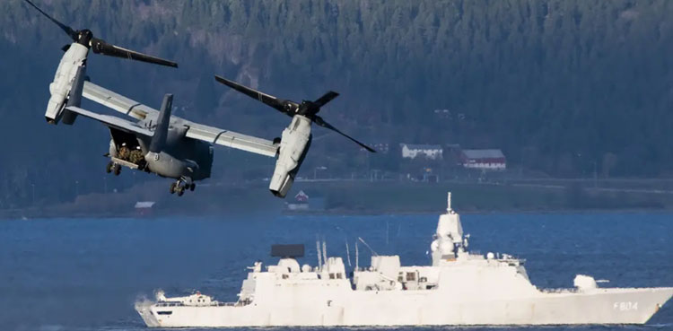US military aircraft crashes in Norway during NATO drills