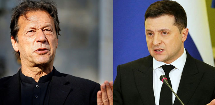Ukrainian President Volodymyr Zelensky telephones PM Imran Khan
