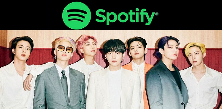 BTS boys receive special gift from Spotify