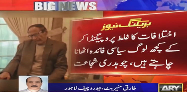 Chaudhry Shujaat: Our family and party on same page