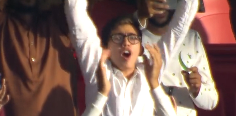 #PAKvAUS: Young fan's celebration over Rizwan's century goes viral