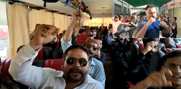 PTI rally: Self-defense squad from Karachi leaves for Islamabad