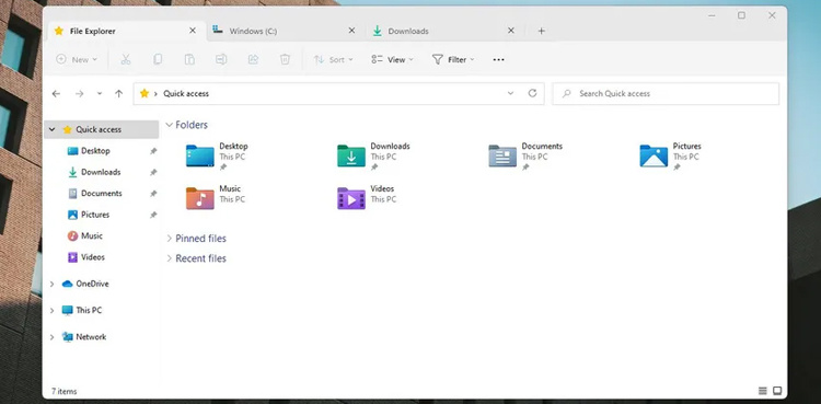 Microsoft adds Tabs in Windows 11's File Explorer