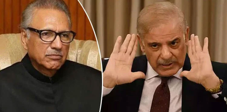 Ex-PM Shehbaz demands inquiry of President Alvi's bill signing controversy