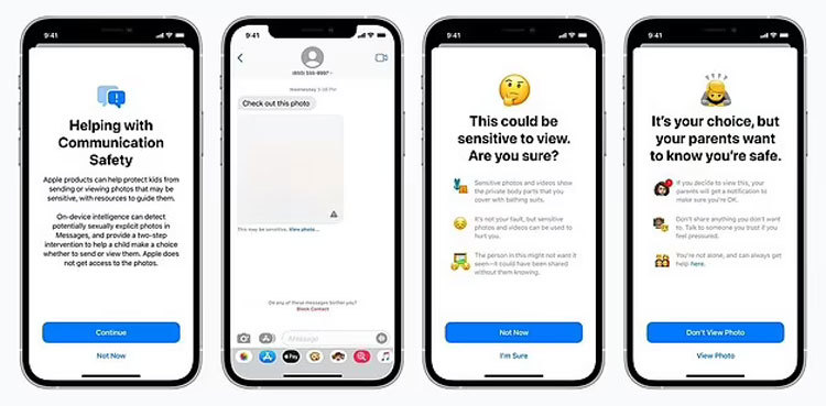 Apple to automatically blur photos containing nudity