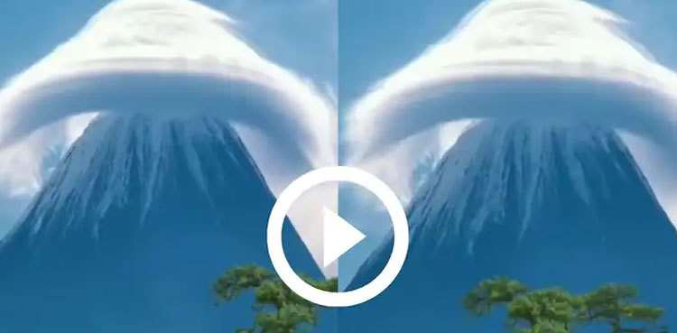 VIRAL: Cap-shaped cloud over mountain mesmerises netizens
