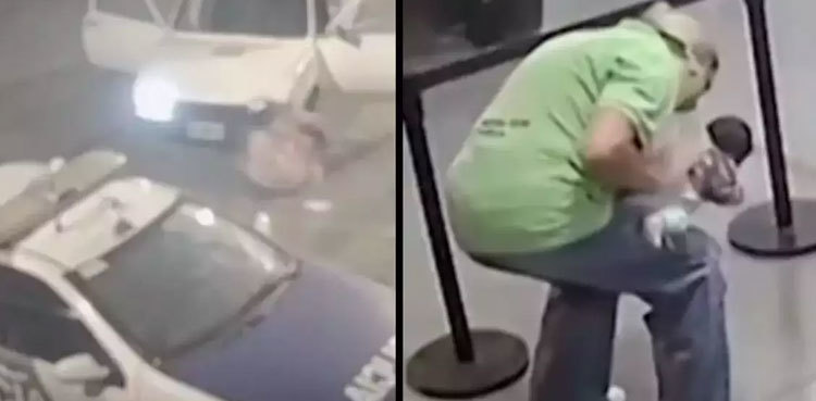 Watch: Phone operator saves 17-day-old baby's life