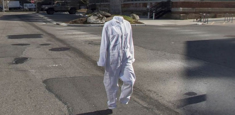 Horrific: Headless 'Hollow man' spotted in Brooklyn on Google Maps