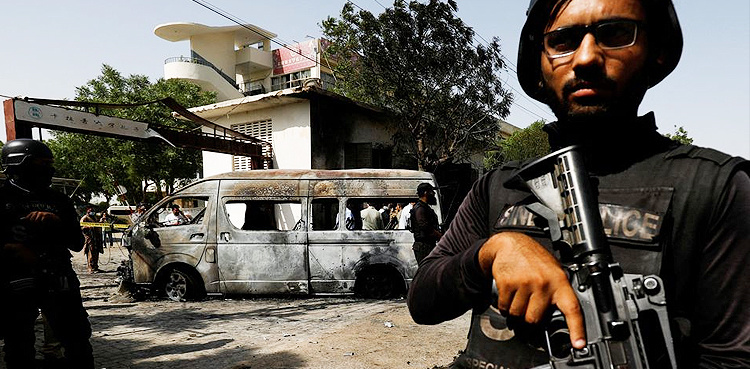 Karachi blast: Second CCTV footage shows facilitator of suicide bomber