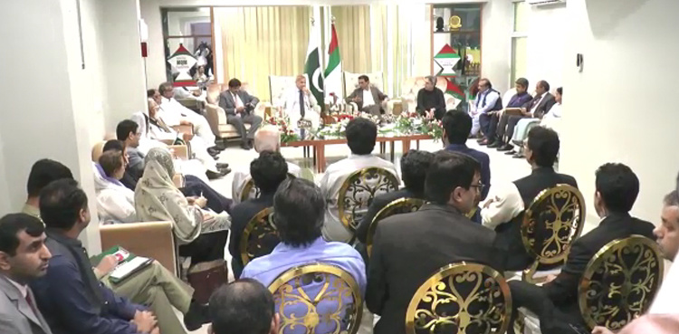 PM Shehbaz Sharif seeks MQM-P's support in NA speaker election