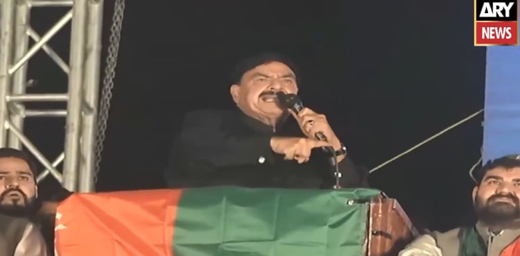 Imran Khan to be brought back via a peaceful movement: Sheikh Rasheed