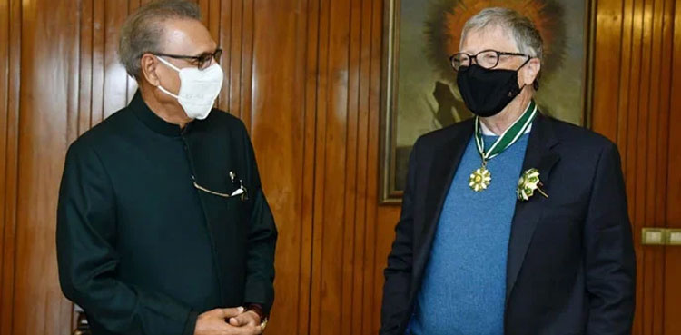 In letter to Alvi, Bill Gates lauds Pakistan's 'remarkable' progress in fight against polio