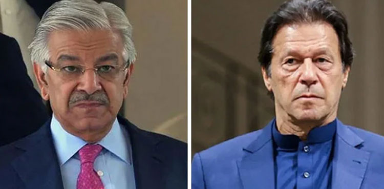 Court imposes fine on Khawaja Asif, Imran Khan lawyers in damages case